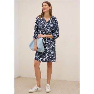 Cecil Femme Robe D'&eacute;t&eacute; &Agrave; Motifs In Bleu, Gr: M - Neuf