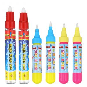 HEALLILY 6pcs Stylos Doodle Eau Aqua Dessin Doodle Stylos Stylos &Agrave; Eau De Remplacement Pour Doodle Mat - Neuf