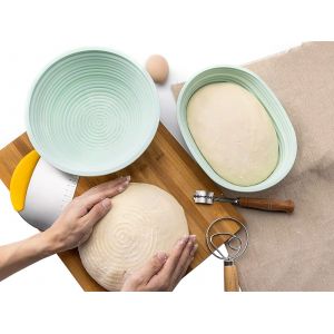 Ensemble De Paniers De Fermentation En Silicone Pour La Cuisson Et La Cuisine - Neuf