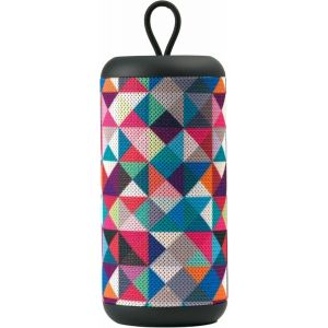 lbgwp60-Speaker Vertical Enceinte Bluetooth 5.0 Portable 5 Watts De Puissance Emplacement Micro Sd Portée 10Mt. Autonomie Batterie 4H Et Charge 1,5H Fantasy Triangles - Neuf