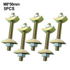 5pcs boulon à bascule mince pour plan de travail en stratifié compact boulons de connexion pour connecter des pièces en stratifié - Neuf