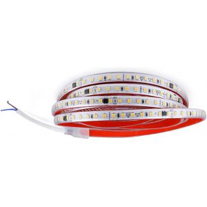 Kalanka-1m Ruban &Agrave; Led Avec Ic - Blanc Chaud, Direct Vers Ac 220v, Autocollant, Bande De 2835 Smd 120 Leds/M, &Eacute;clairage Tr&egrave;s Lumineux, Ip65 &Eacute;tanche - Neuf