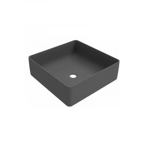 Ponsi - Vasque &agrave; Poser 416x416 Mm Hauteur 135 Mm En Gris Mat Ercos Musa Blcerbmusa0011 Couleurs: Gris Mat - Neuf
