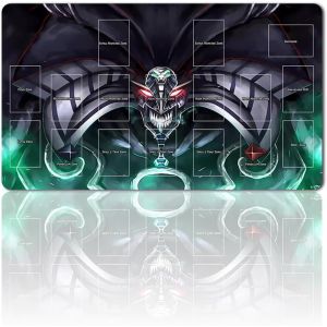Eryi-Tapis De Jeu De Société Ygo - Avec Sac Étanche Et Zones Pour Cartes - Dimensions : 60 X 35 Cm - Compatible Avec Le Tapis De Jeu De Cartes À Collectionner (Ygo-22 Avec Zone) - Neuf