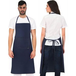 ERYI-Borago Tablier Cuisine Homme Tablier De Cuisine Femme Pour La Cuisine, Le Bricolage, La Peinture, La Pâtisserie En Iso 13688 - Neuf