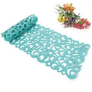 Chemin De Table Rectangulaire En Feutrine Ajour&eacute;e (Vert Clair), Nappe, Set De Table, D&eacute;coration Pour F&ecirc;tes, No&euml;l, D&icirc;ners, Mariages Champ&ecirc;tres, Loisirs Cr&eacute;atifs - Neuf