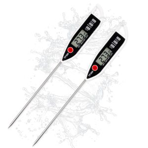Kal-2 Pièces Thermomètre De Cuisine Numérique, Thermomètre De Cuisson Avec De Longues Sondes, Thermomètre À Eau, Thermomètre Pour La Cuisson Thermomètre De Barbecue, Pour La Cuisine Pour La Cuisson - Neuf