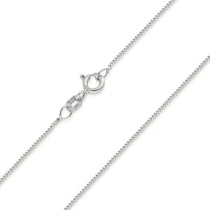 Kal-Materia Bijoux Argent 925 Fine Cha&icirc;ne 1 Mm U2013 Collier Femme Argent Disponible Dans 40 45 50 60 70 Cm # K32 - Neuf