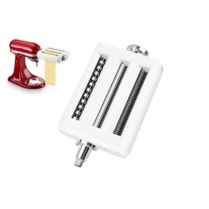 Ensemble d'accessoires 3 en 1 pour robot p&acirc;tissier KitchenAid, id&eacute;al pour les spaghettis, les fettuccine et les feuilles de p&acirc;tes. - Neuf