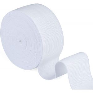 Kalanka-Bande Élastique Couture, Blanche, 50 Mm De Large, 10 M (11 Yards) De Long, Pour La Couture, L'artisanat Domestique Et Le Bricolage - Neuf