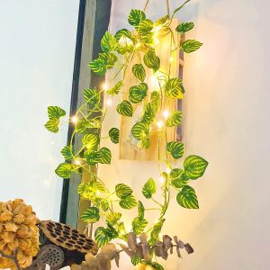 KAL-Guirlande Solaire Exterieur , Feuille De Melon D'Eau Guirlande Lumineuse Exterieure 100Led 10M/32Ft 8 Modii,Guirlande Solaire Étanche, Pour Mariage, Clôture,Noël, Fêtes, Décorations De Jardin - Neuf