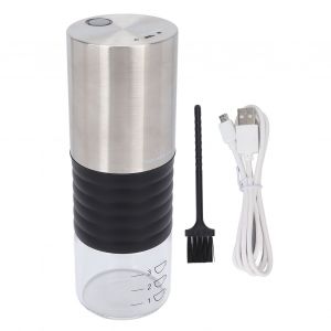 Hjlian Moulin A Cafe Electrique 355 Ml Avec Balance, Chargement Usb, Portable, Pour Les Voyages - Neuf