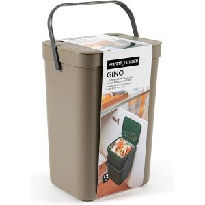 Pattumide/D&eacute;chets Organiques &Agrave; Suspendre - Col. Gino - 12 L - Truffe - Neuf