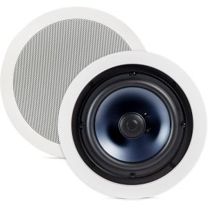 VornixorSarlshop-RC80i Enceinte Encastr&eacute;e 8"", Haut-Parleur 100W, Compatible Dolby Atmos - Blanc - Neuf