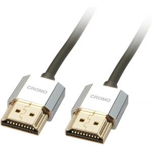 ERYI-- Câble Hdmi 2.0 Cromo Slim High Speed 0.5 Mètre Avec Ethernet, Design Slimline, 4K@60Hz 18G 3D 1080P Hdcp 2.2 Hdr Arc Cec Testé Atc Ecran Tv Oled, Xbox, Ps4, Ps5, Blu-Ray, Barre De Son - Neuf