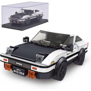 Technics 27013 Speed Champion Ae86 Blocs De Construction De Voiture De Course Avec Kit De Mod&egrave;le De Collection De Vitrine En Acrylique (399 Pi&egrave;ces) - Neuf