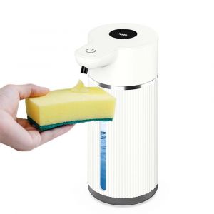 Distributeur de Savon Automatique &agrave; &Eacute;cran LCD - Hygi&egrave;ne et Praticit&eacute; pour Votre Maison Blanc - Neuf