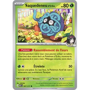 Carte Pok&eacute;mon - Saquedeneu D'Erika - 007/217 - 2,5 H&eacute;ros Transcendants - Neuf