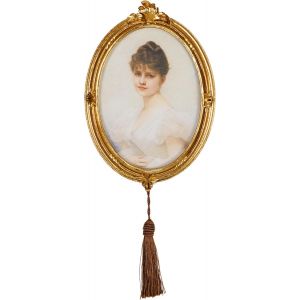 meimie-Cadre Photo Vintage Ovale En Résine - Cadre Photo De Bureau Avec Pendentif - Pour Bureau Et Décoration Murale - Doré - 12,7 X 17,8 Cm - Doré - 12,7 X 17,8 Cm - Neuf