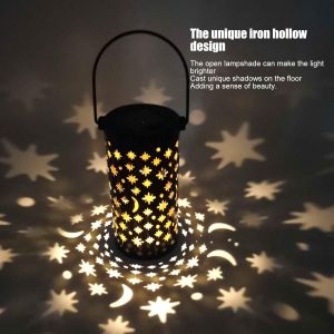 Asfasfq-Lampe Solaire Extérieure, Étanche Décorative Étoile Lune Lanterne Solaire Suspendue Jardin Patio Voie Paysage Lumières Pour Cour Paysage Passerelle Lanternes À Énergie Solaire - Neuf