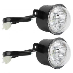 12v 14 Leds Lampe De Phare Avant 3 Boucles De Fil Pour 50cc 70cc 90cc 110cc 125cc Vtt À Quatre Roues - Neuf