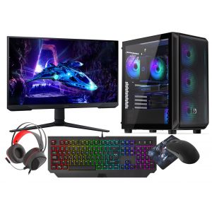 VIST PC Gaming Ryzen 5950X - RAM 64Go - RTX 5060 - SSD 1To M.2 - WiFi - 24" - W11 - Neuf