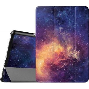 NAERYUT-Étui Housse Pour Samsung Galaxy Tab A 9.7 Sm-T550/T555-Coque De Protection Ultra-Mince Léger Pu Cuir Case Cover,Fonction Sommeil/Réveil Automatique,Galaxie - Neuf