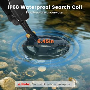 SUBZONAL-Detecteur de Metaux Enfants, D&eacute;tecteur de M&eacute;taux L&eacute;gers et &eacute;tanches IP68 avec &Eacute;cran LCD et Indication Sonore, Haute Pr&eacute;cision pour Enfants avec Pelle pour la Recherche de M&eacute;taux - Neuf