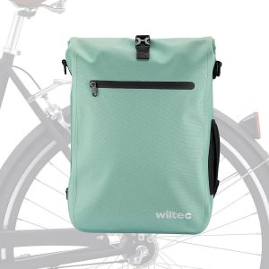 Waterproof Backpack Bag For Luggage Carrier Mint-25l Capacity-600d Tpu-With Laptop Compartment-For Bikes And E-Bikes-Bicycle Bag-Cycling - Neuf
