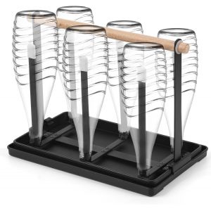 Tianyi-&Eacute;gouttoir Et Porte Tasse Pour Rangement Cuisine, 6 &Eacute;tag&egrave;res En M&eacute;tal Pour Bouteilles, Gain De Place - Neuf