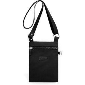 Sac T&eacute;l&eacute;phone Portable Femme,Sac Bandouli&egrave;re Sacoche Femme,Nylon Petit Sace &agrave; Bandouli&egrave;re Pour T&eacute;L&eacute;Phone Longue Lani&egrave;Re Ajustable - Neuf