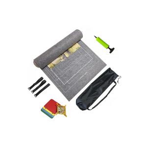 Tapis de puzzle 1500 pi&egrave;ces avec plateaux de tri et sac de rangement - Gris - Neuf