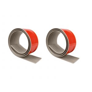 Bande de transition autocollante imitation bois - Gris, lot de 2, 1 m - Neuf