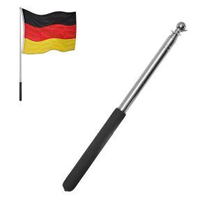 Mevronisshop-M&acirc;t De Drapeau En Acier Inoxydable, M&acirc;t De Drapeau, M&acirc;t Telescopique, M&acirc;t De Drapeau T&eacute;lescopique, M&acirc;t T&eacute;lescopique Drapeau, Support M&acirc;t De Drapeau En Acier Inoxydable, M&acirc;t Drapeau T&eacute;les - Neuf