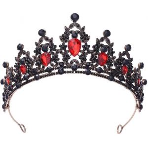 Kal-Diadème De Mariage En Strass En Cristal Pour Mariée, Mariage, Princesse, Reine, Couronne, Fête D'anniversaire, Couronne Argentée, Filles Et Femmes, Carnaval, Fête, Vacances, Célébration Pour Adul - Neuf