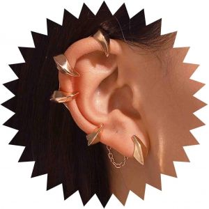 Kal-Boucles D'oreilles Gothiques En Forme De Griffe Du Diable Boucles D'oreilles En Forme De Griffe De Dragon Boucles D'oreilles En Or Grimpeur Chenille Griffe Du Diable Bijoux Pour Femmes - Neuf