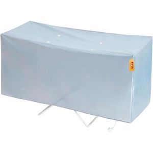 KGABERY-Housse Chauffante Pour Étendoir À Linge,Housse De Séchoir À Linge Chauffant À Ailettes,Aide À Accélérer Le Séchage,146X53X74Cm Housse Pour Séchoir À Linge Pliable (Couverture Uniquement) - Neuf