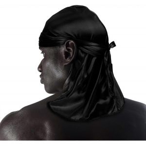 Soie Durag Poids L&eacute;ger Confortable Respirable &Agrave; La Mode Du Rags Durag Wave Cap Pour Hommes Et Femmes - Neuf