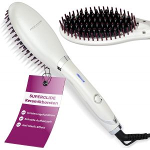 Lisseur Cheveux - Lisseur Vapeur Professionnel Fer A Lisser - Appareils Et Outils De Coiffure - Plaque Cheveux - Les Lisseurs -Lisseur Avec Superglide Fonction Ionique, Led, Lamp[Fer9230583] - Neuf