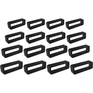 KAL-16Pi&egrave;ces Passant Bracelet Montre Silicone,Boucle Dragonne,Passant De Montre De Sport,Anneau De Fixation,Anneau De Remplacement Pour Bracelet - Neuf