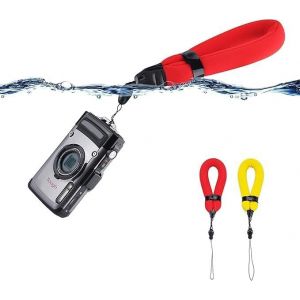 KALANKA-Lot de 2 Sangles Flottantes pour Appareil Photo/Téléphone Flottant pour Olympus TG-7 TG-6 TG-5 TG-4, Appareil Photo Sous-Marin Nikon W300/100 Gopro Panasonic Lumix (Couleur : Rouge + Jaune) - Neuf