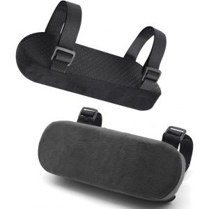2 Pi&egrave;ces Accoudoir Chaise Bureau Accoudoir Universel Coussins D'accoudoirs Ergonomiques Coussin De Coude Coussin De Bras De Chaise De Jeu Pour Chaise De Bureau - Neuf
