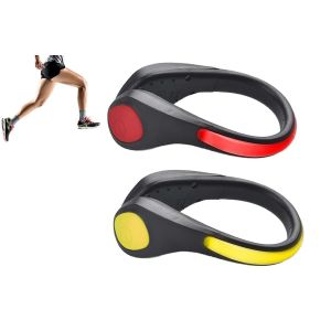 Clips Lumineux Led Pour Chaussures, Pour Plus De S&eacute;curit&eacute; La Nuit - Lot De 2 Pour La Course &Agrave; Pied, Le Jogging, Le V&eacute;lo Et La Marche - Neuf