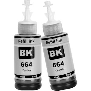 664 Encre Compatible avec Epson 664 Bouteille d'encre Multipack pour ET-2500 ET-2550 ET-2600 ET-2650 ET-3600 ET-4500 ET-4550 ET-14000 ET-15000 ET-16500 L100 L110 L200 L210 L350 L355 L365 - Neuf