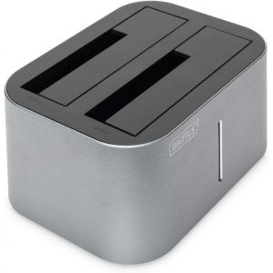 USB 3.0 Dual HDD/SSD Station d'accueil - Fonction de clonage sans PC - Hotswapping - Facteur de forme support&eacute; 2,5""/ 3,5"" SATA - Vitesse de transfert de 5 Gbps - archivage de donn&eacute;es - Neuf
