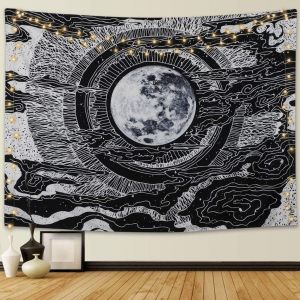 Tapisserie Murale Mandala Lune Et Étoile, Bandes De Tarot - Neuf