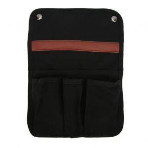 Sac De Rangement Pour Accoudoir De Chaise De Camping, Sac De Rangement LatéRal Multifonctionnel Portable Pour Chaise De Plage Suspendue Pour Plage ExtéRieure Noir - Neuf