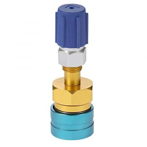 Adaptateur de remplissage de gaz réfrigérant Freon R134A à R1234YF, connecteur de gonflage HVAC R 1234YF à 134A, outils de climatisation automobile--low pressure A - Neuf