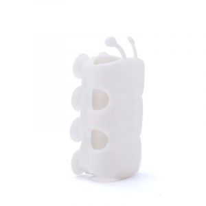 2pcs Blanc Salle De Bain Punch-Gratuit Amovible Fixé Au Mur De Douche Support De La Tête D'aspiration De La Coupe Du Rack De Cuisine À La Maison De L'outil De Fournitures De Salle De Bains - Neuf