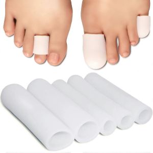 Gel Embout Protecteur D'orteil Protecteurs Pour Les Orteils Marteaux, De Grands Pieds Taille, Soulagement De La Douleur, Libre De Couper Le Matériau En Silicone - Neuf